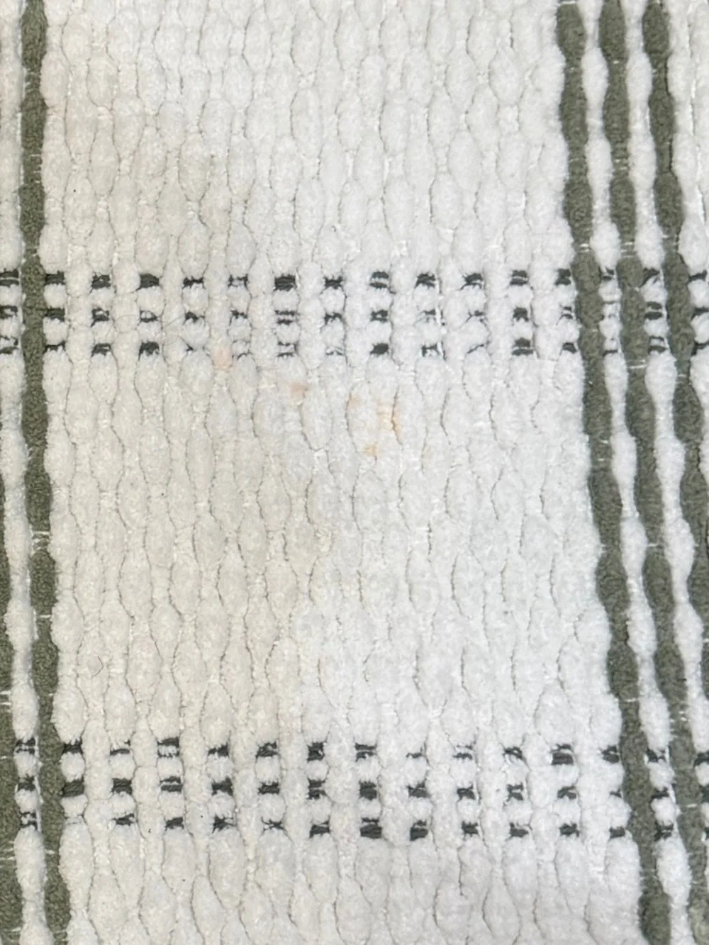 Hearth & Hand by Magnolia Green/Cream Open Plaid Bath Rug